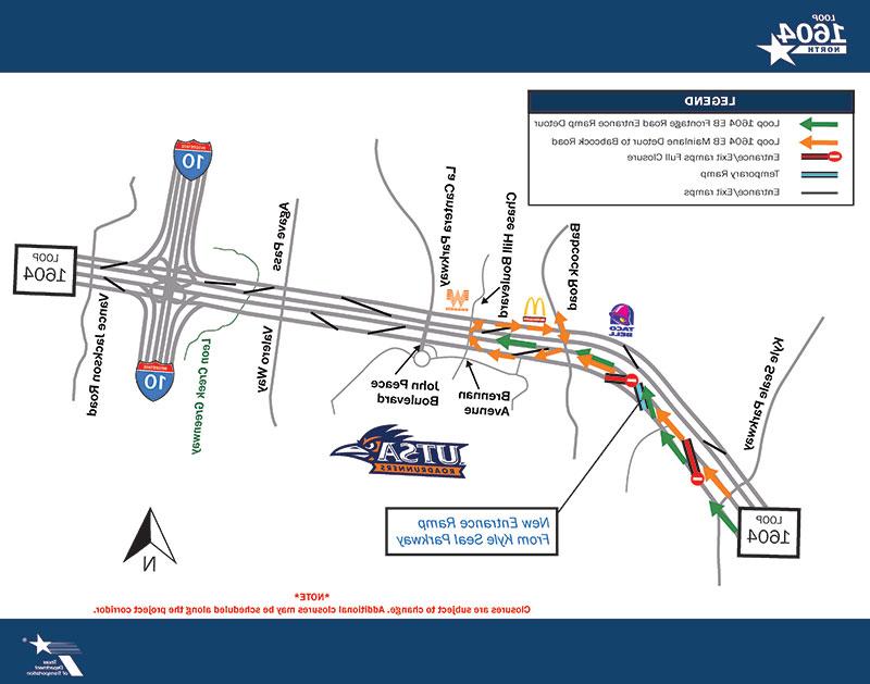 February 2024 Closure Map